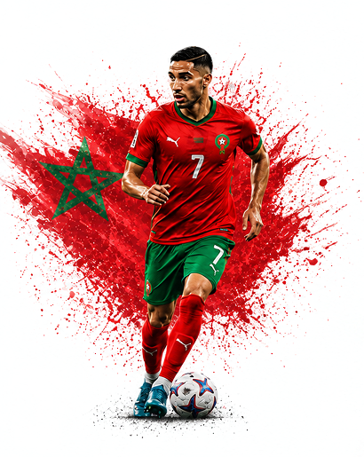 لاعب كرة قدم مغربي
